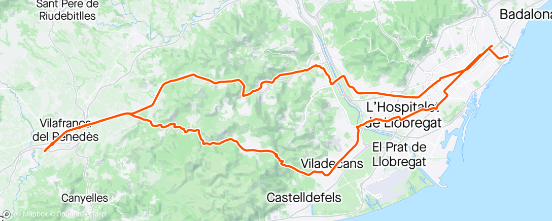 Karte der Aktivität „🐔 Vilafranca 🌬🌬🐔”