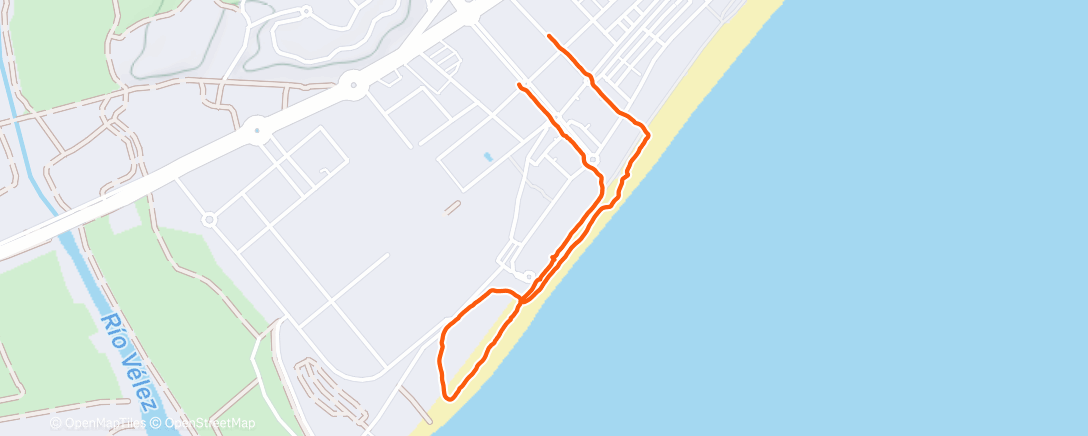 Map of the activity, Morning Walk