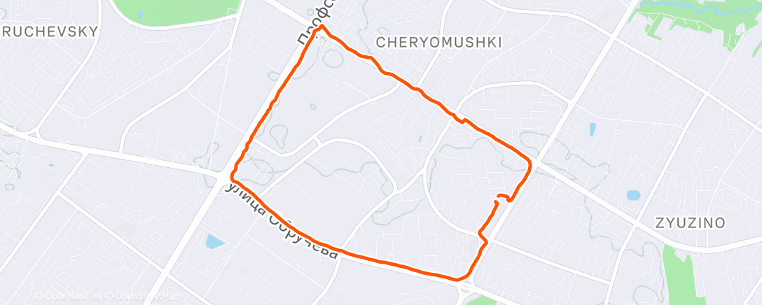 Карта физической активности (Предновогодний забег 🎅)