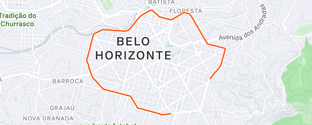 Карта физической активности (Morning Run)