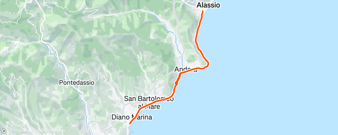 Peta aktivitas, Pedalata mattutina