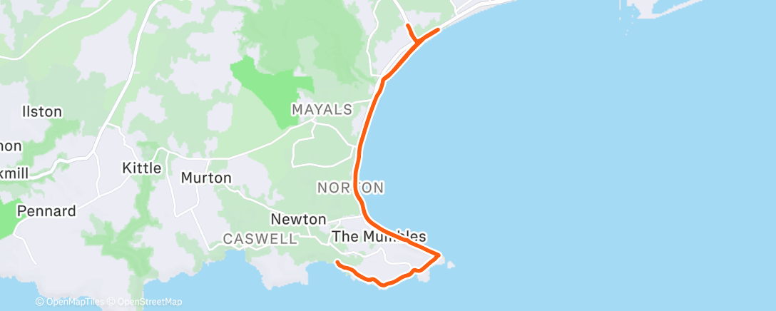 Map of the activity, Hopefully the first of many Spring morning s