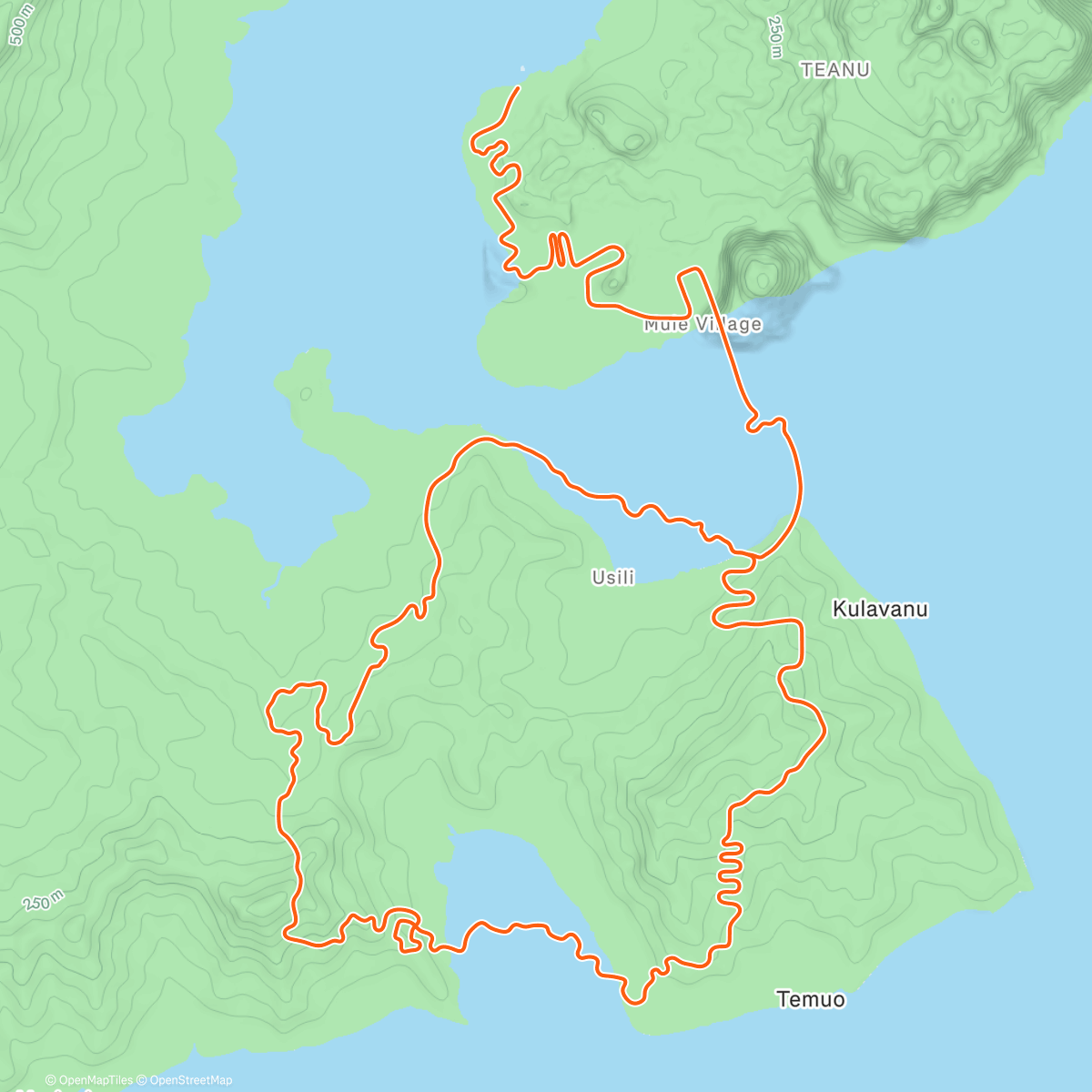 Map of the activity, Zwift - spikd on Snowman in Watopia