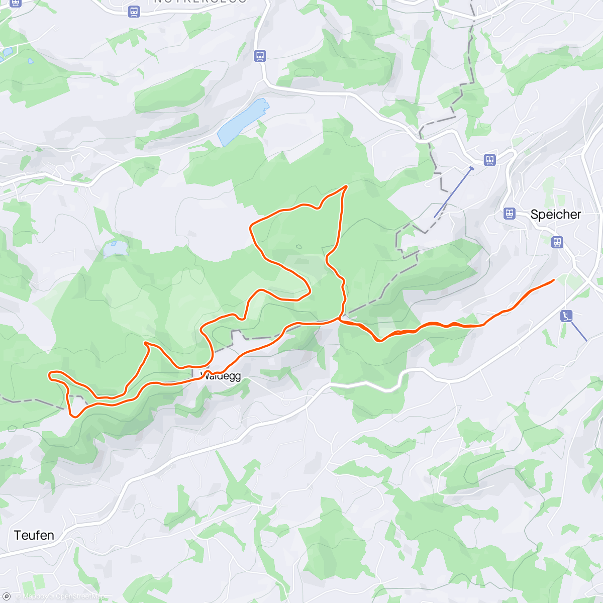 Mapa de la actividad, Laufcup Speicher AR, 🪫aber sehr schöner Lauf🫶