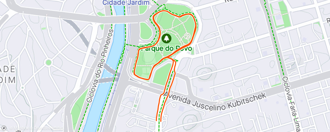 Map of the activity, São Paulo