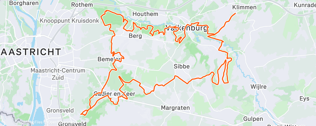 Map of the activity, Mtb weekend Pepées
