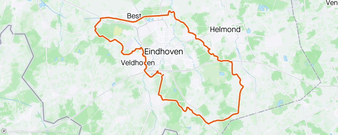 Map of the activity, Rondje ehv