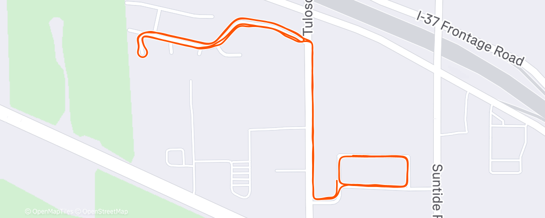 Map of the activity, Easy run Zone 1