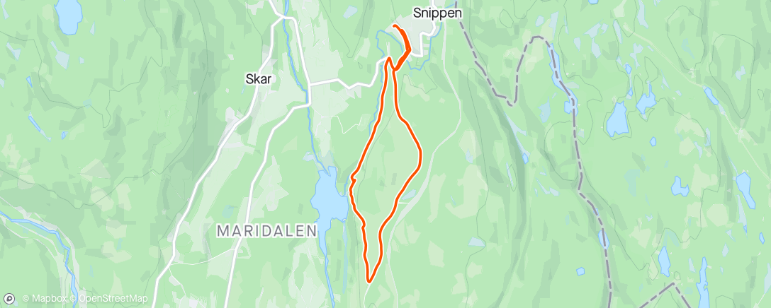 Map of the activity, ⛅ Oslo Evening Run