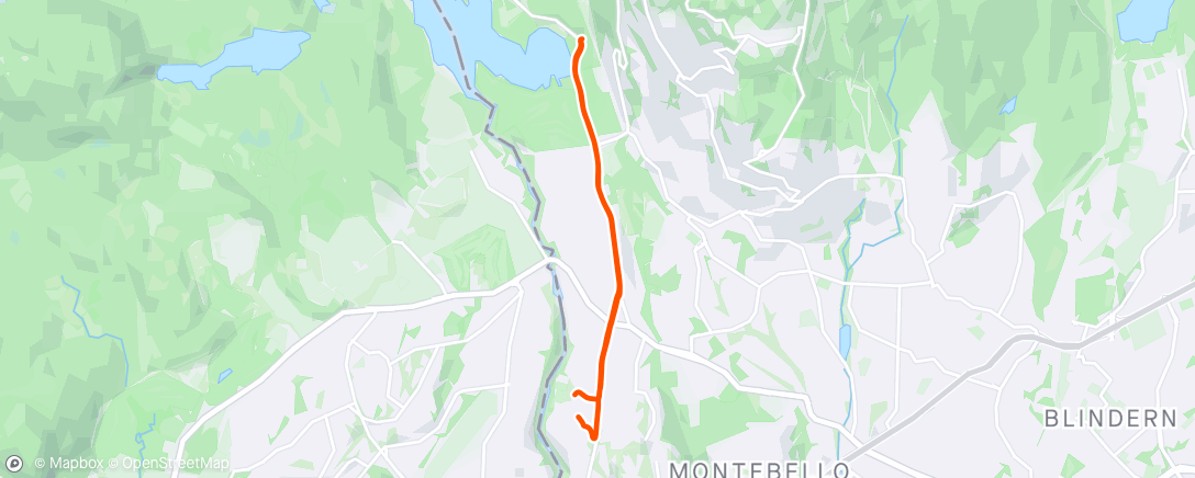 Map of the activity, Kort test tur med Helene