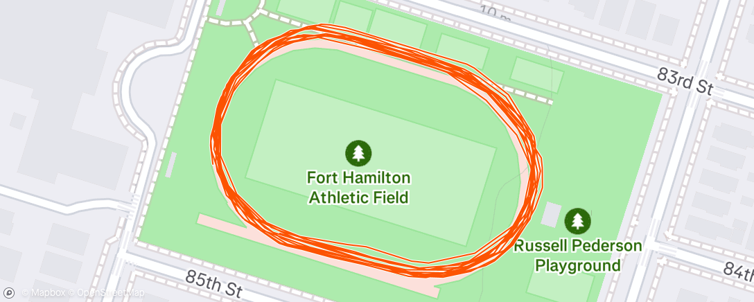 Map of the activity, Knicks in 7