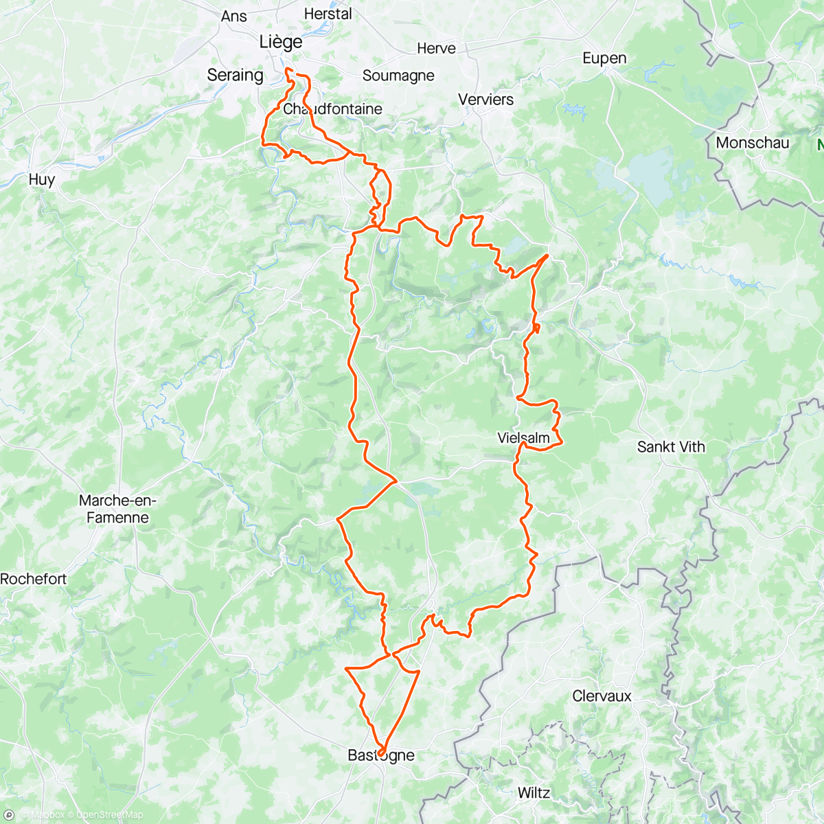 Map of the activity, La Doyenne