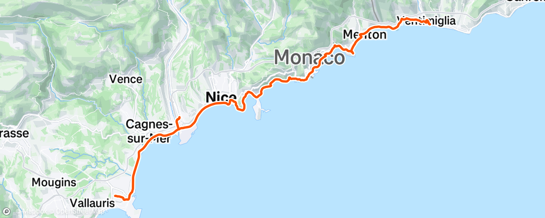 Map of the activity, Fahrt am Nachmittag