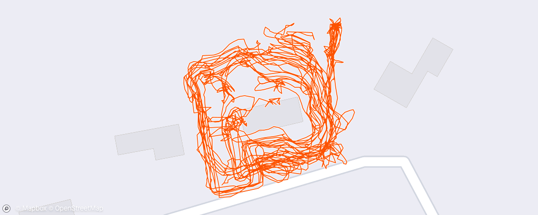 Map of the activity, First lawn mower session of 2024. Grass is luscious already. A few dandelions but scooped them out.
