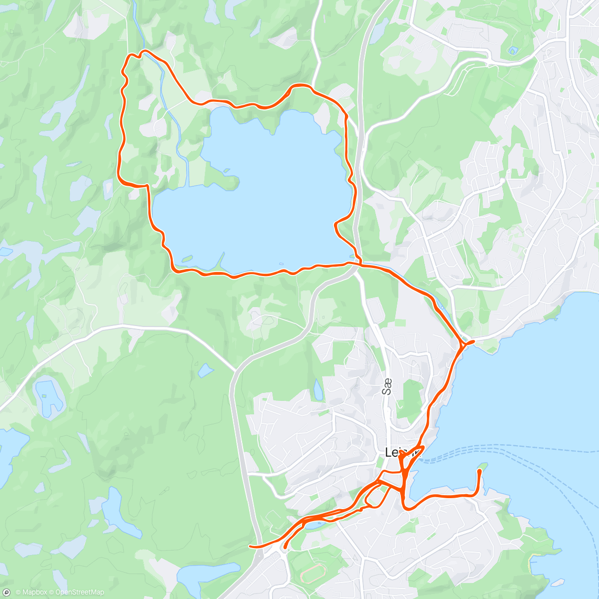 Map of the activity, Sunnhordland løpsfest 2024 - 🚴🏻 løypevakt