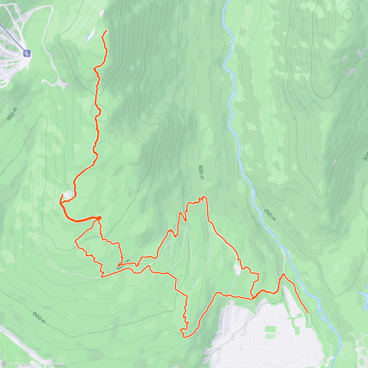Map of the activity, Fromme Adventure
