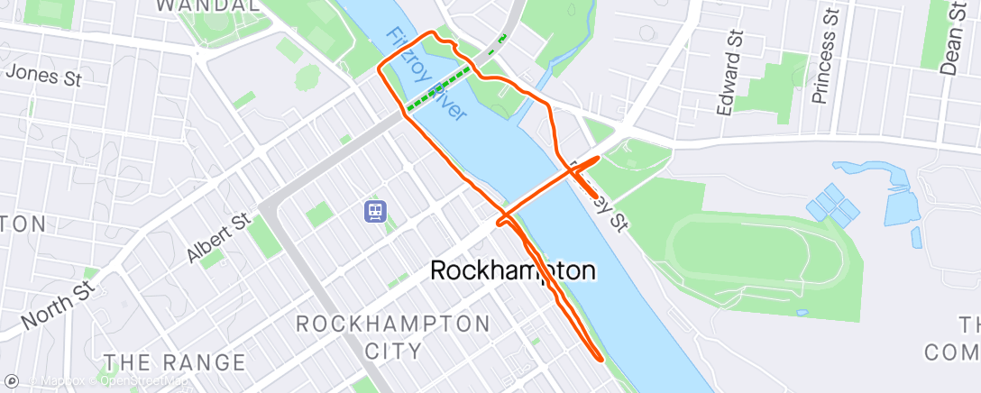 Mapa da atividade, Early Morning Run
