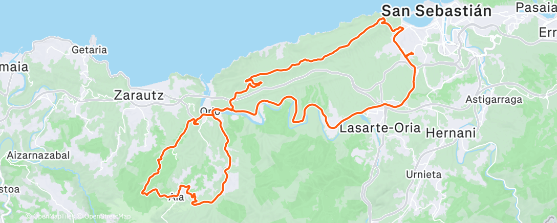 Карта физической активности (Termino año ciclista con la mejor compañia)