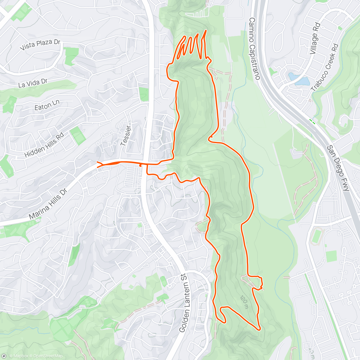 Map of the activity, Doggie Hike