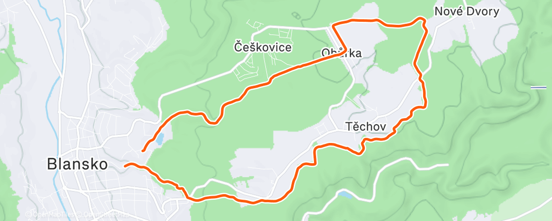 Карта физической активности (Afternoon Walk)