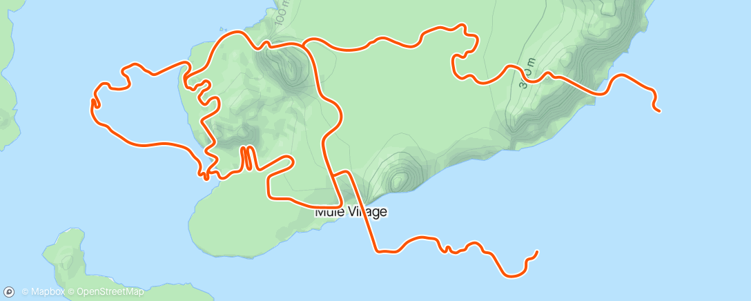 活动地图，Zwift - Pacer Group Ride: Triple Flat Loops in Watopia with Maria