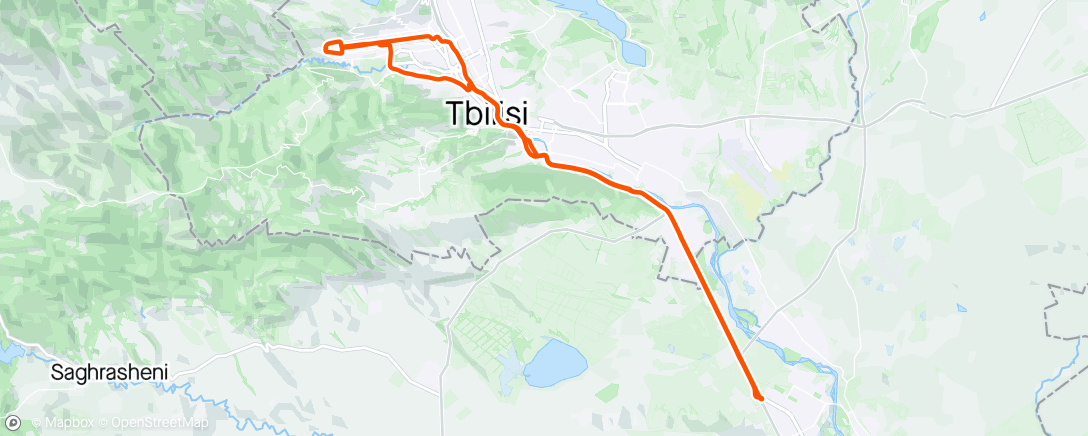 Mappa dell'attività Утренний велозаезд