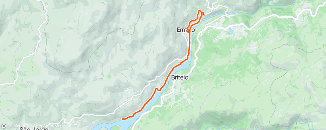 Map of the activity, Ecovia de Ermelo