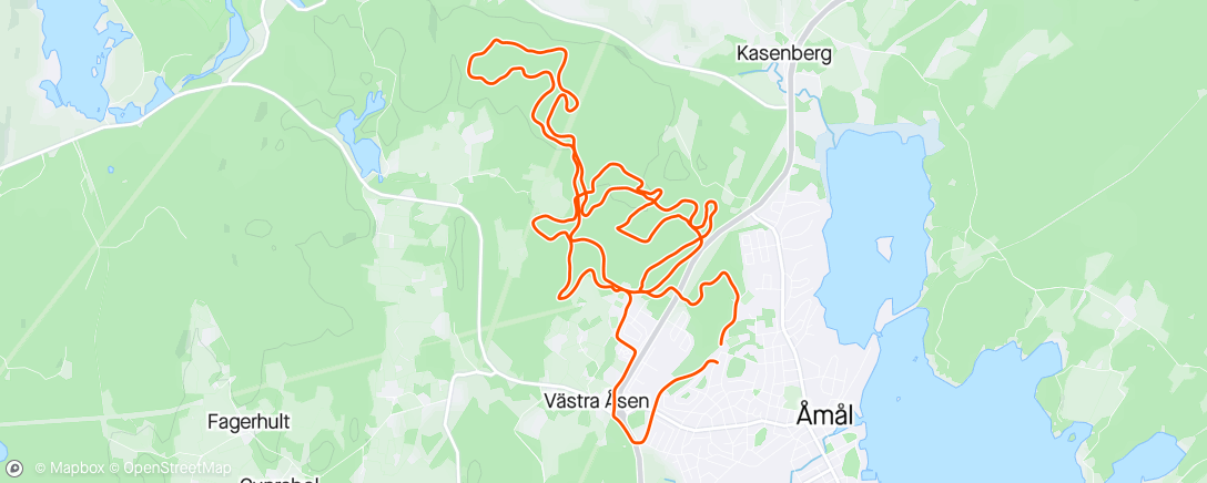 Map of the activity, Afternoon Hardtail Ride