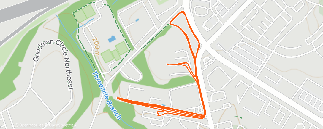 Map of the activity