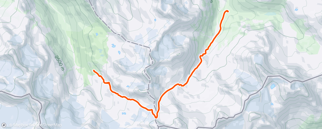 Map of the activity, Silvretta day 5