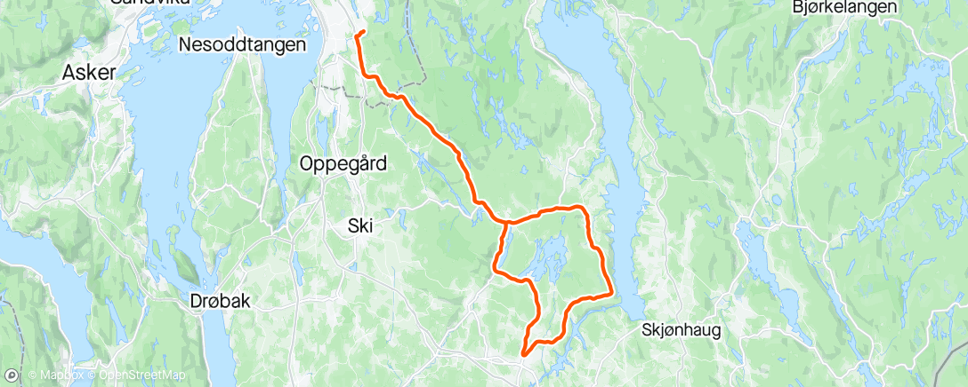 Map of the activity, Morning Ride nydelig tur idag😊🚴‍♂️🚴‍♀️