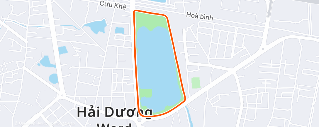 Карта физической активности (Đại hội TDTT TP. Hải Phòng - 🥈)