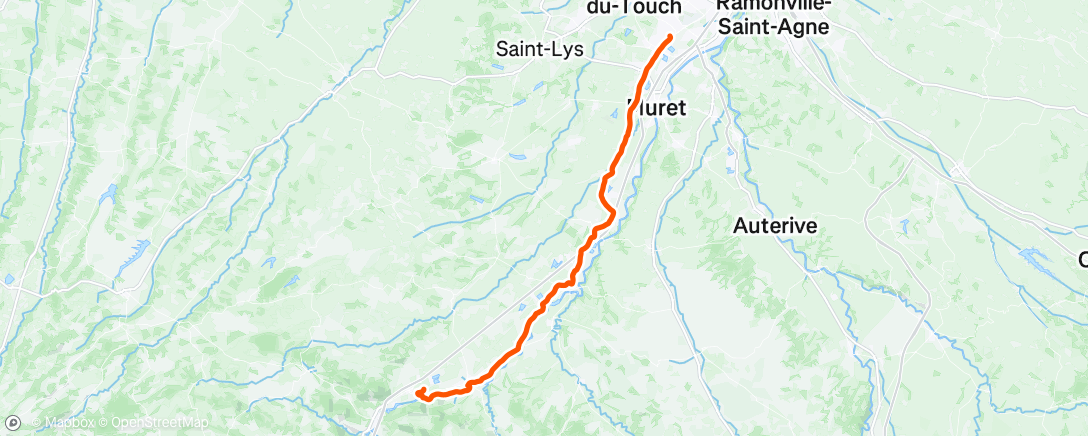 Karte der Aktivität „Sortie vélo le matin”