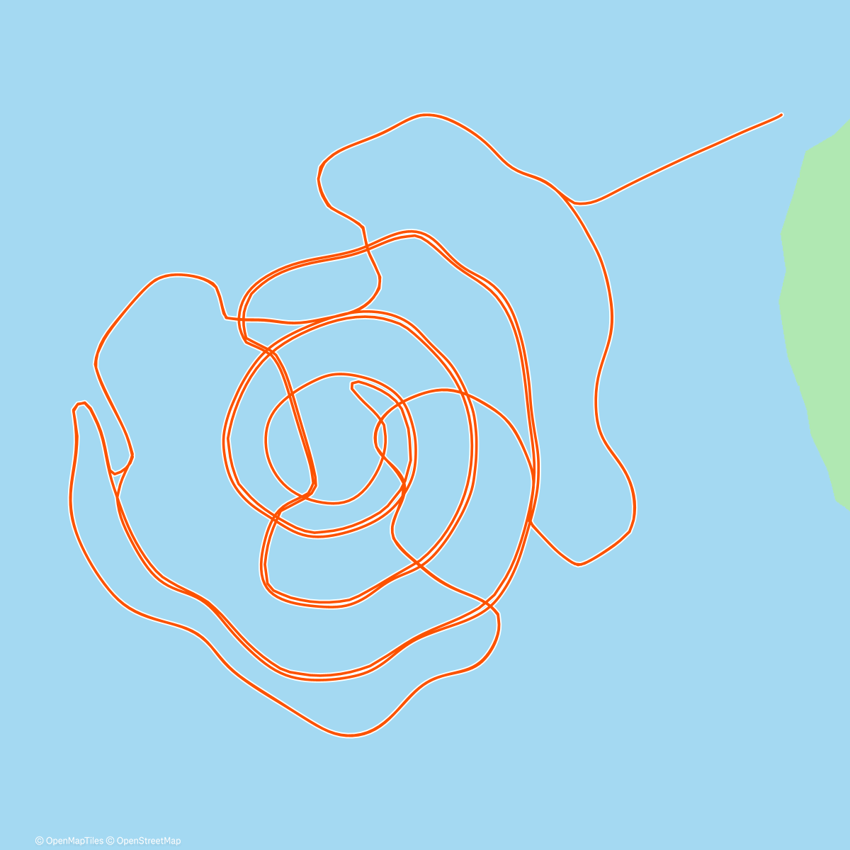Map of the activity, Zwift - Whole Lotta Lava in Watopia