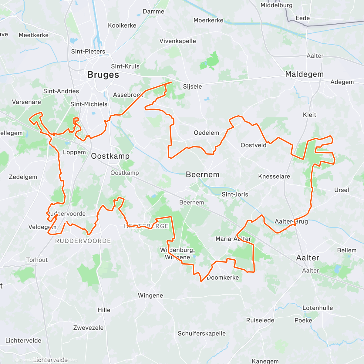 Карта физической активности (Monkey gravel ice edition ❄️❄️❄️)