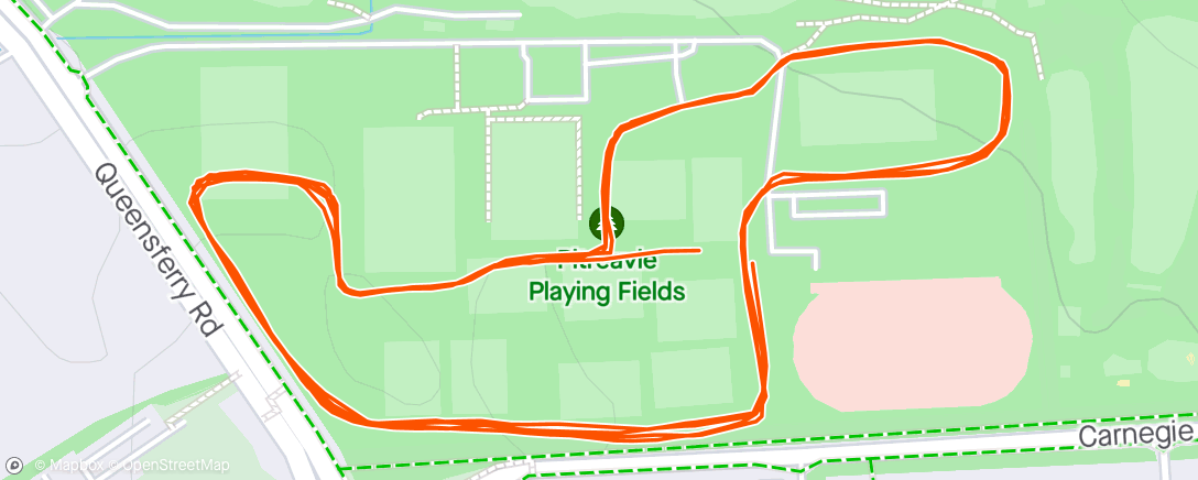 Map of the activity, Post 🏋️ run