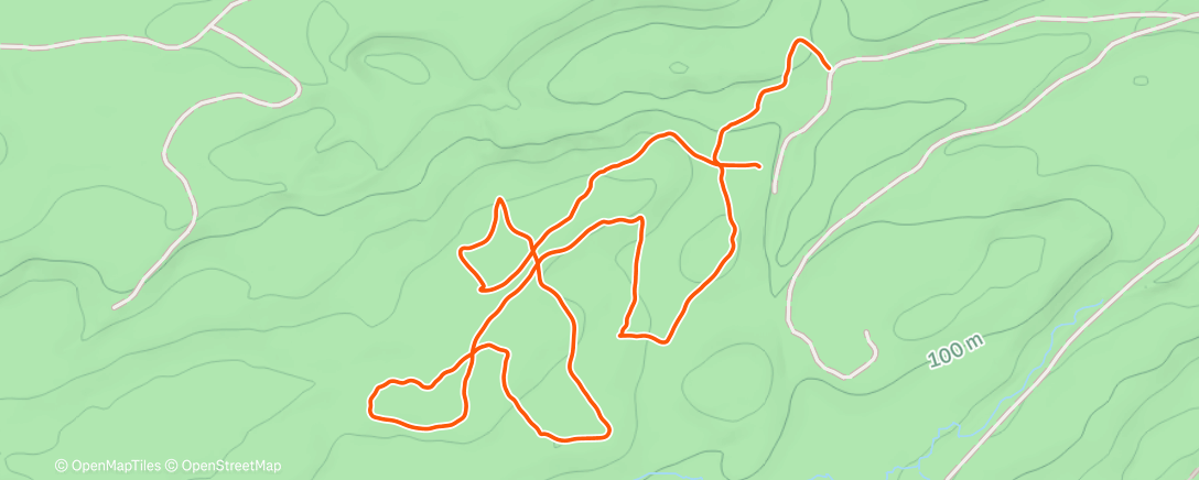Map of the activity, Xmas Cup Day 2