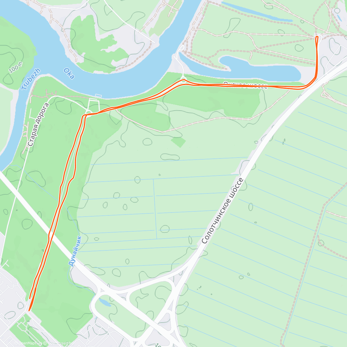 Карта физической активности (Утренний забег)