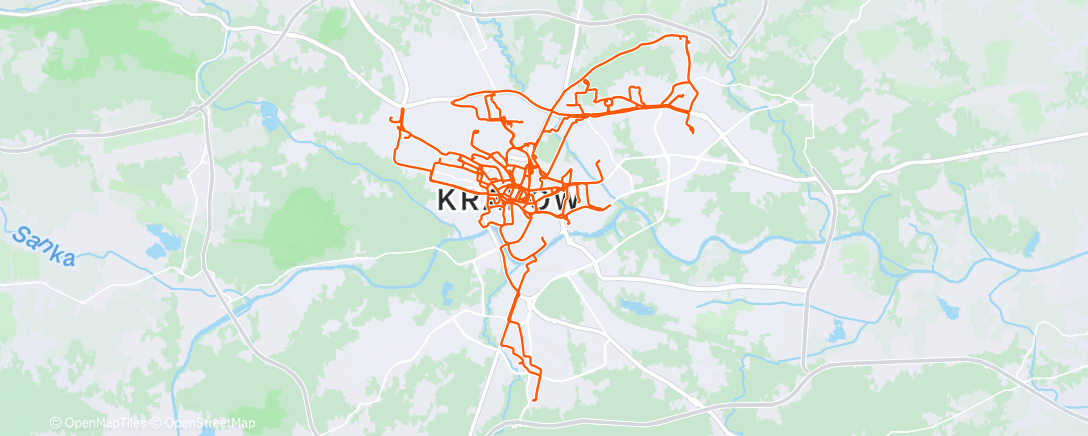 Map of the activity, Turystycznie 😂😂dzień +noc 🌞🌒