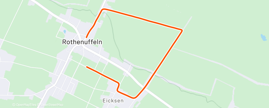 Map of the activity, Spaziergang am Nachmittag