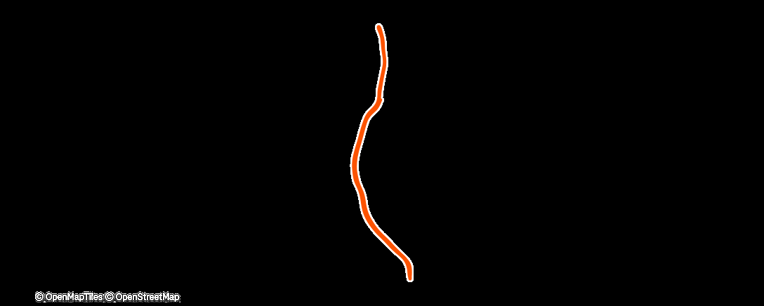 Map of the activity, Afternoon Nordic Ski