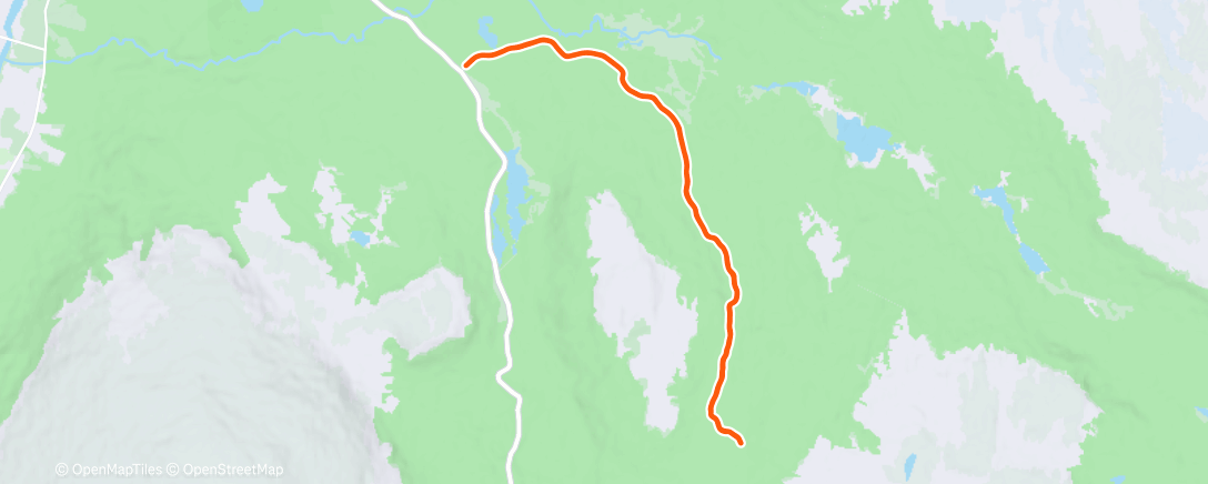 Карта физической активности (Lunch Nordic Ski)