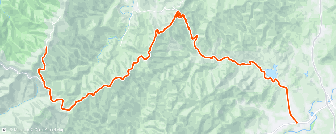 Map of the activity, AOMM Training Ride #5: Summit Attempt Unsuccessful