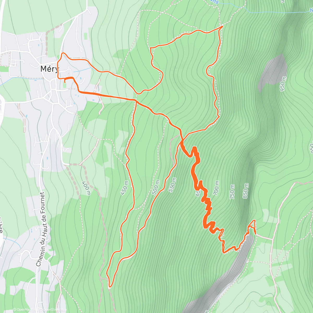 Map of the activity, Belle séance de navettes