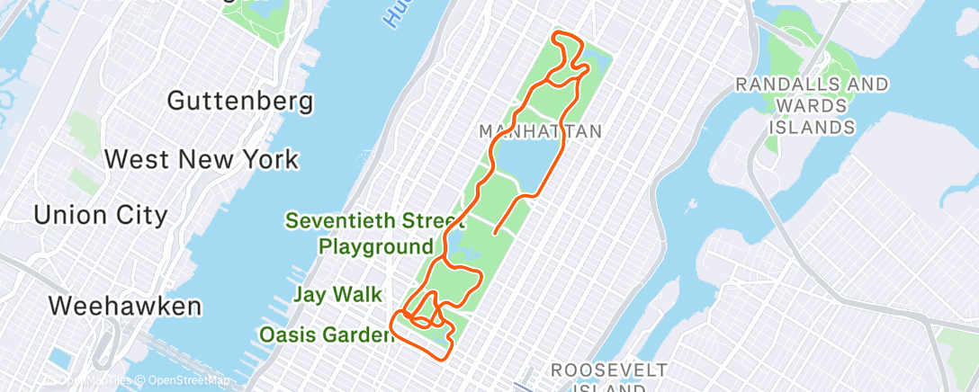 Map of the activity, Zwift - Day 1 on Knickerbocker in New York
