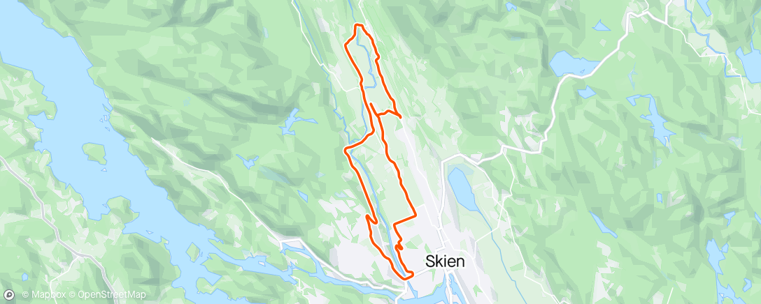 Map of the activity, Skøyting
