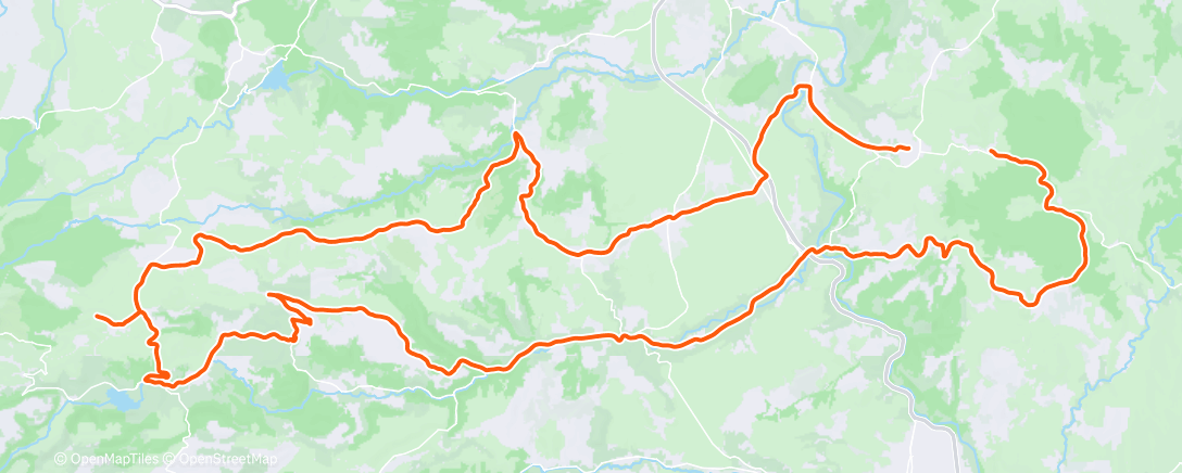 Карта физической активности (Morning Ride)