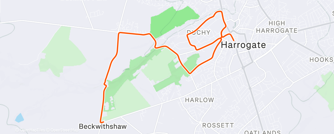 Map of the activity, Zwift - Foundation on Queen's Highway After Party in Yorkshire