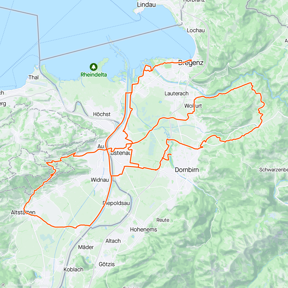 Map of the activity, Equipe Hondo & (sehr viele) Friends Ride