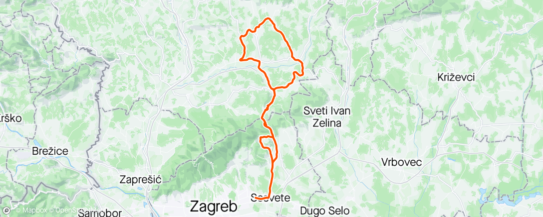 Map of the activity, Nedjelja radna